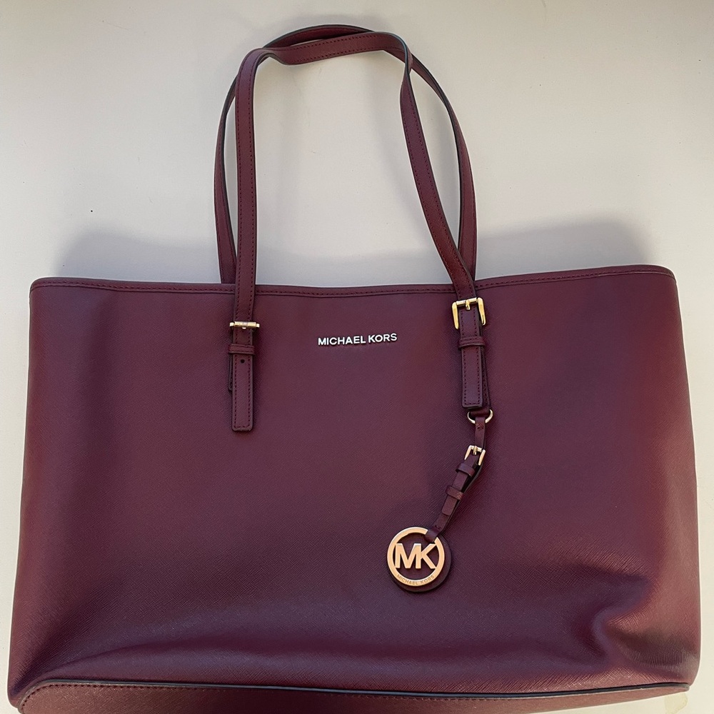 Michael Kors Deep Burgundy Tote
